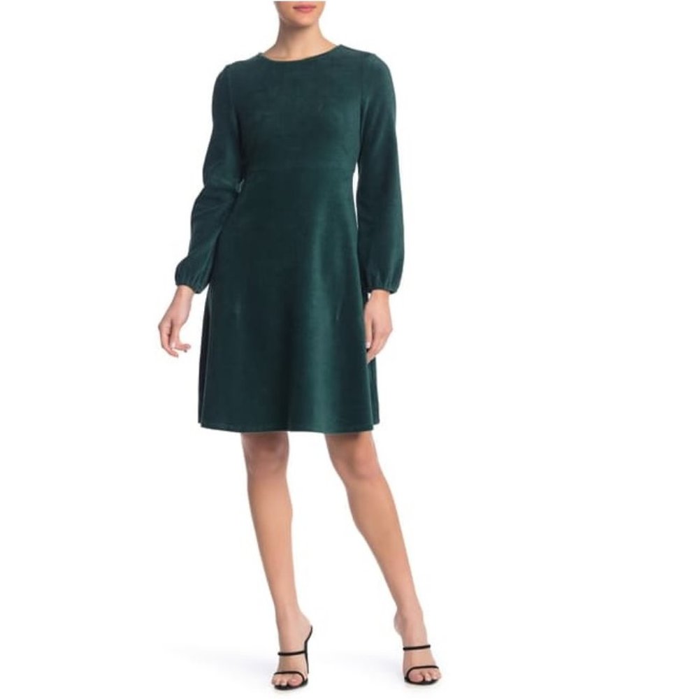 Spense Long Sleeve Corduroy Dress